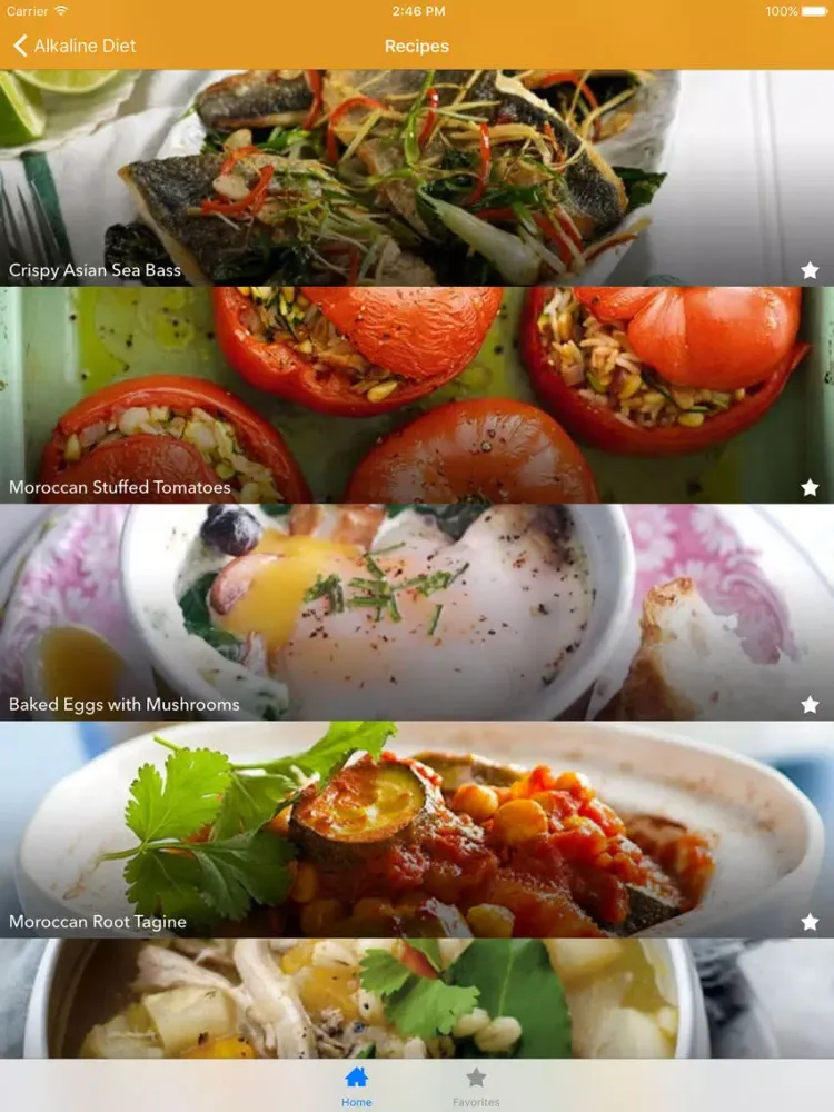 Alkaline Diet Food Recipes iPad  Ekran Görüntüleri