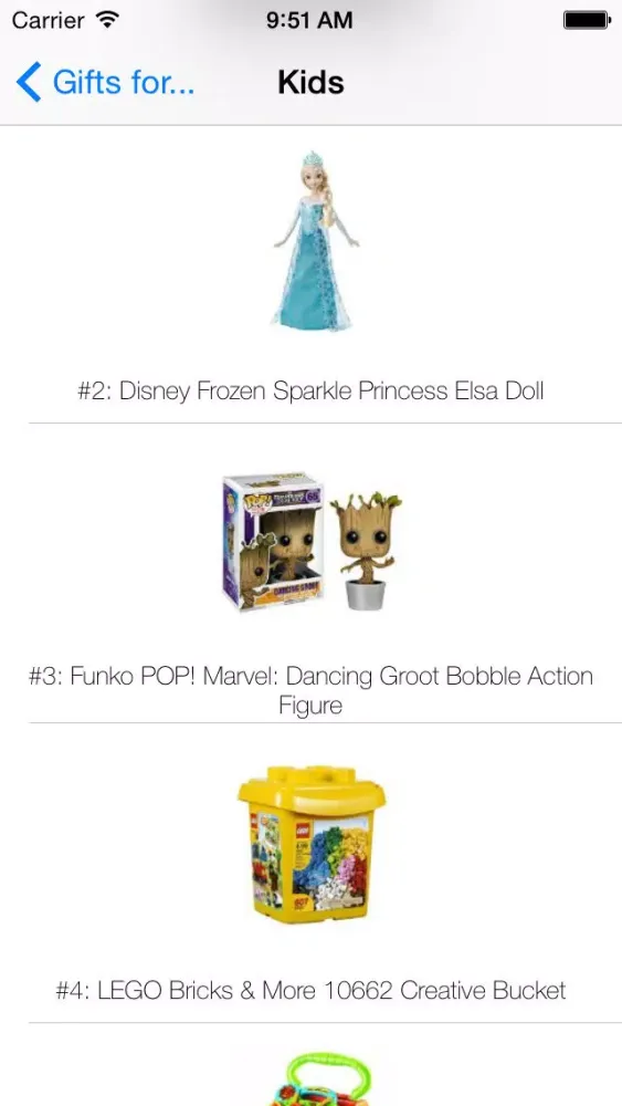 Screenshot di Christmas Gift Finder ©