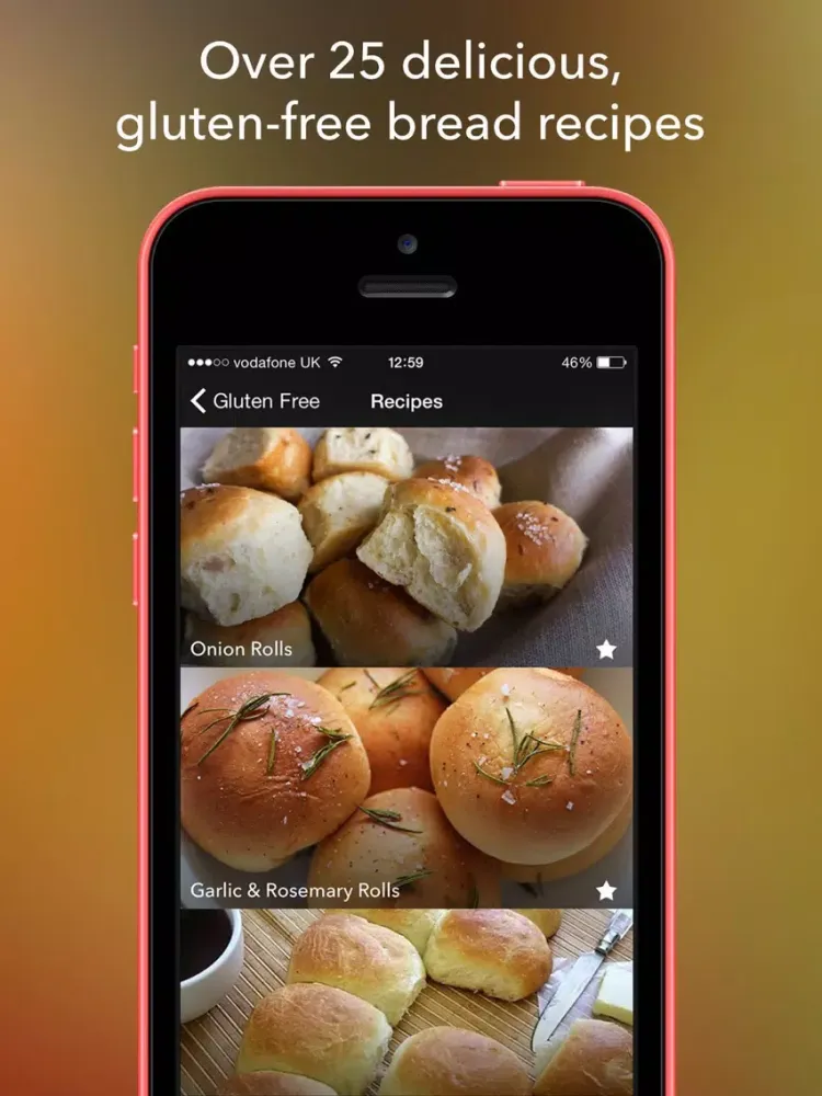 Tangkapan layar Gluten Free Bread Recipes iPad 