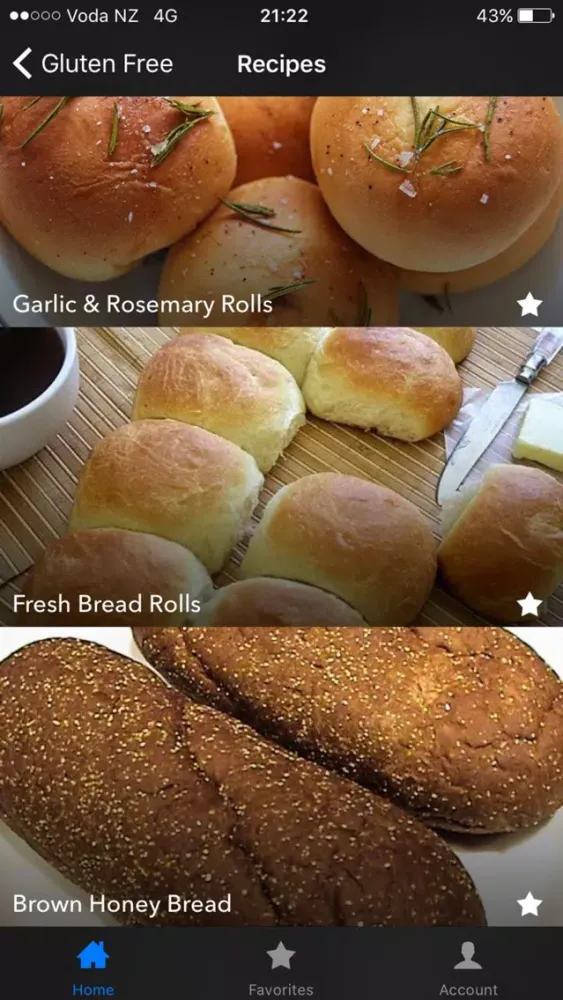Tangkapan layar Gluten Free Bread Recipes