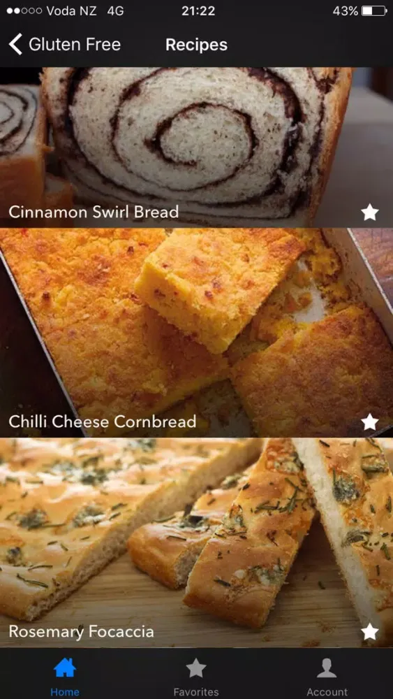 Tangkapan layar Gluten Free Bread Recipes