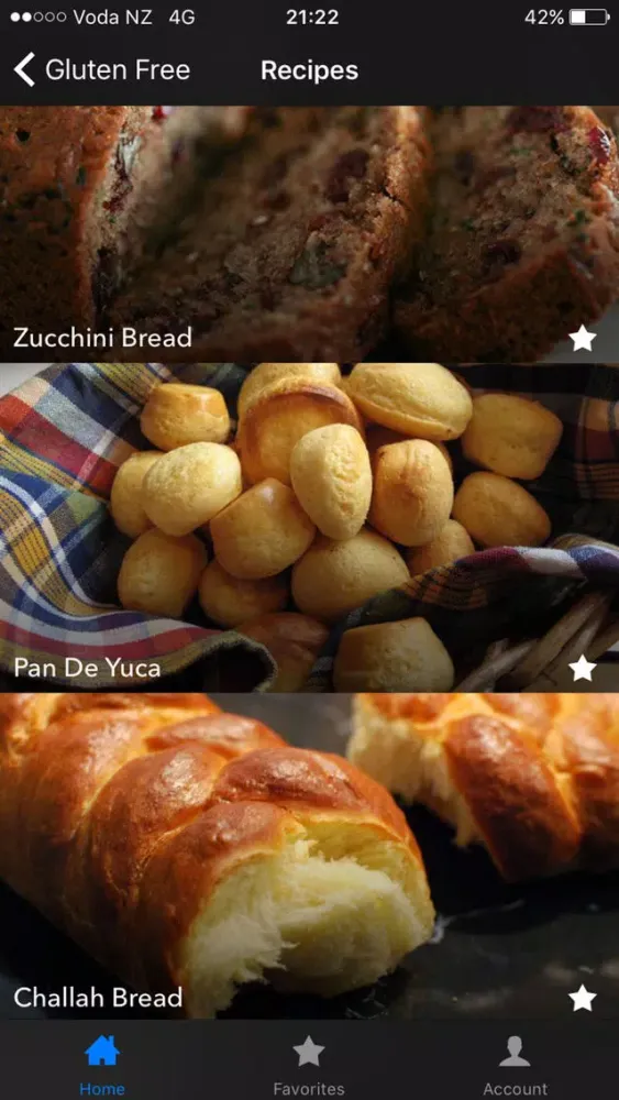 Tangkapan layar Gluten Free Bread Recipes
