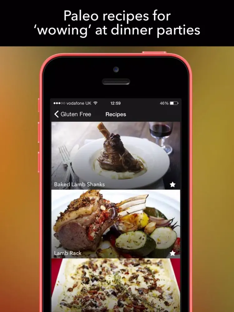 Paleo Eats - Caveman Diet Recipes iPad  Screenshots