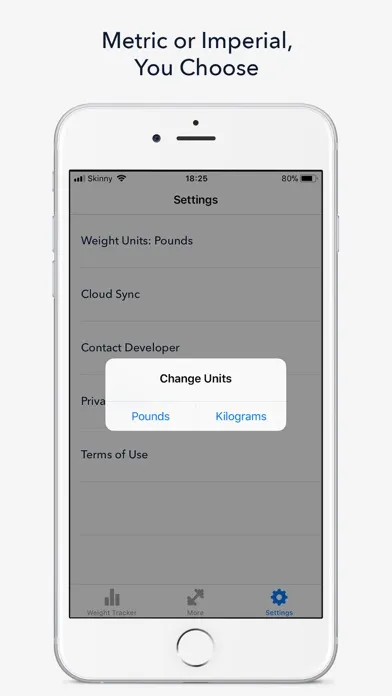 Capturas de tela do Weight Loss Progress Tracker