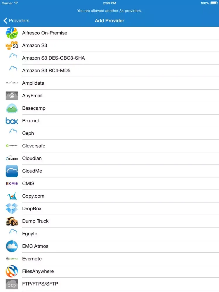 Storage Made Easy Cloud File Manager for Sector iPad  Screenshots