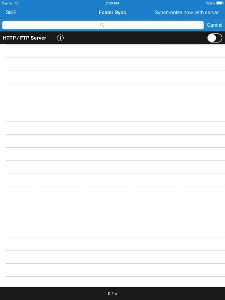 Storage Made Easy Cloud File Manager for Sector iPad  Screenshots