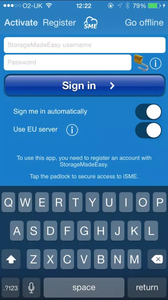 Storage Made Easy Cloud File Manager for Sector Screenshots