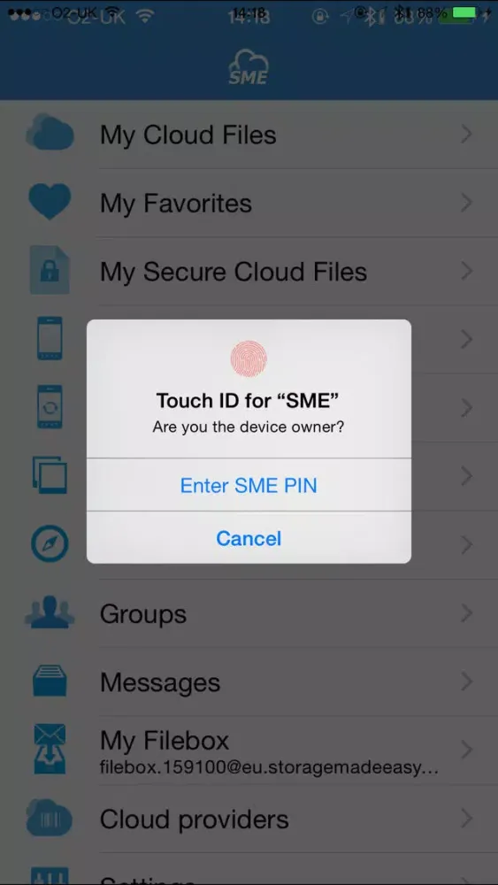Storage Made Easy Cloud File Manager for Sector Screenshots
