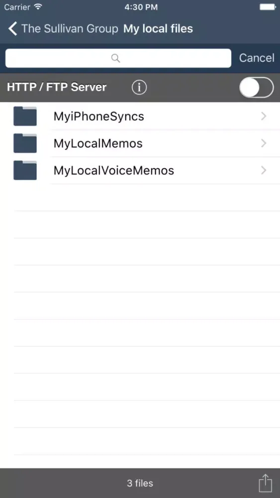 Screenshot di Sullivan Group