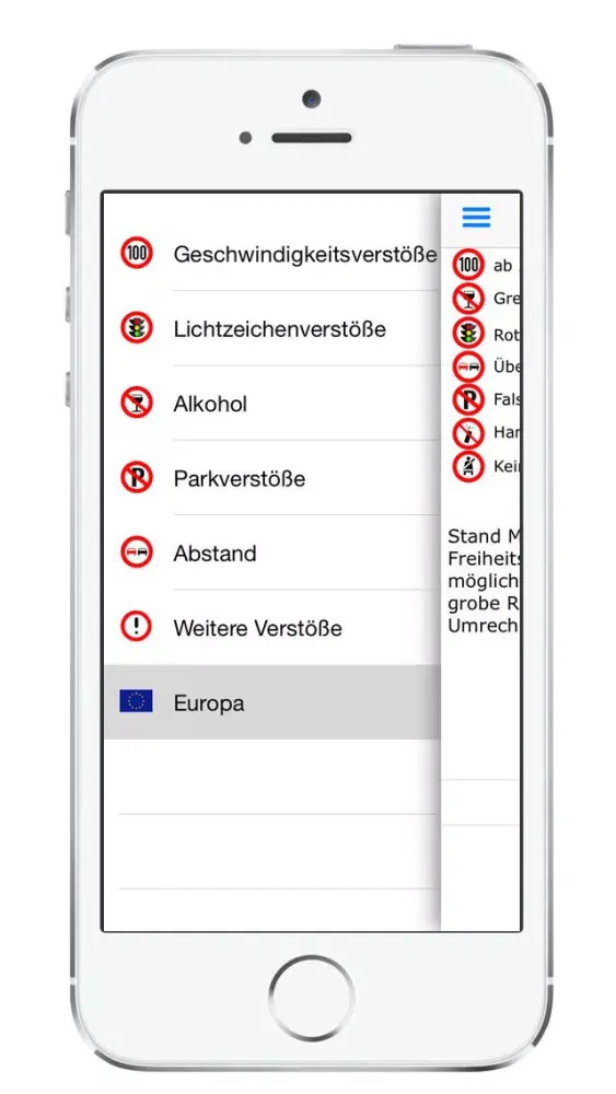 Capturas de pantalla de Bußgeldrechner - Ampel-Verstöße Rechner Gratis