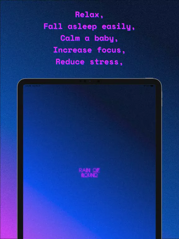 Rain of sound - sleep noise iPad  Ekran Görüntüleri