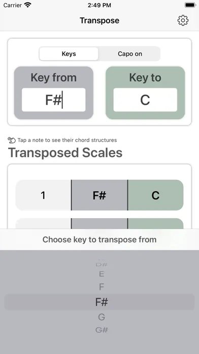 Chord Transpose应用截图