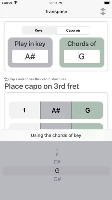 Chord Transpose应用截图
