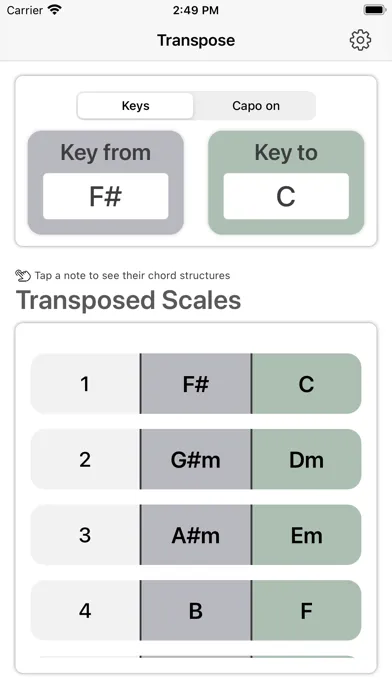 Chord Transpose应用截图