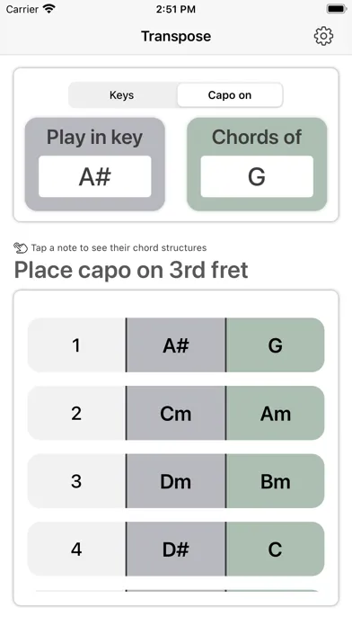 Chord Transpose应用截图