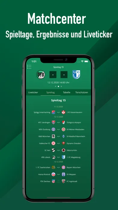 VfB Lübeck - offizielle App Screenshots