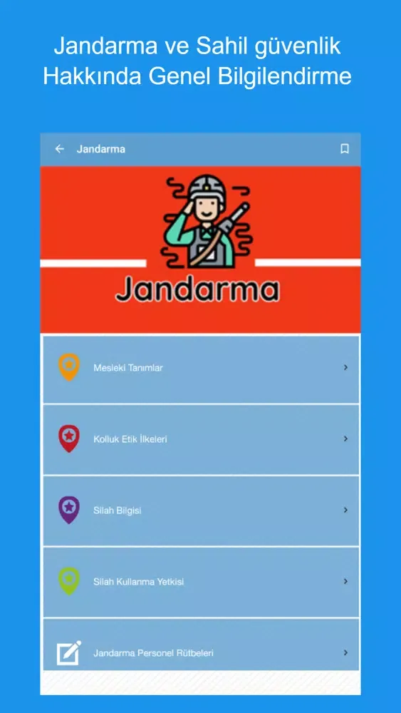 Zrzuty ekranu Jandarma ve Sahil Güvenlik