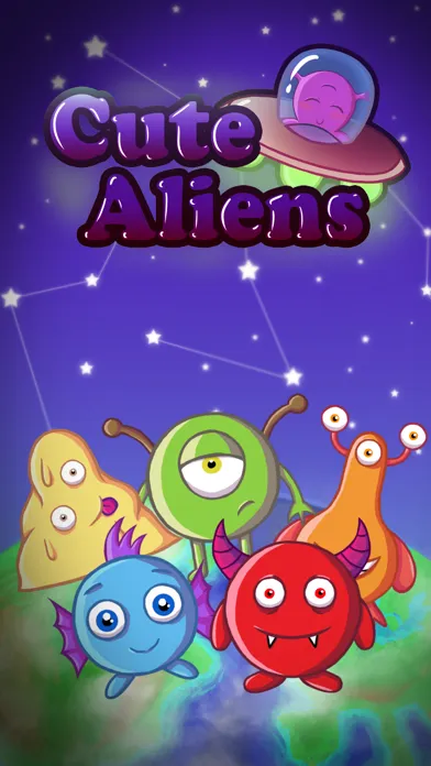 Captures d'écran de Cute Aliens - Match 3 Invasion