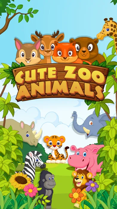 Tangkapan skrin Cute Zoo Animals - Help Tigger rescue his friends