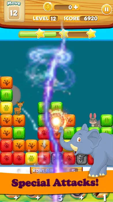 Tangkapan skrin Cute Zoo Animals - Help Tigger rescue his friends