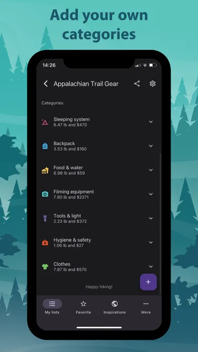 HikePack Screenshots