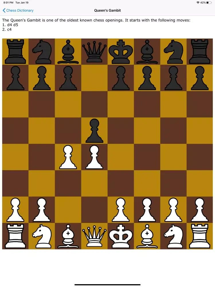 Chess Dictionary iPad  Screenshots