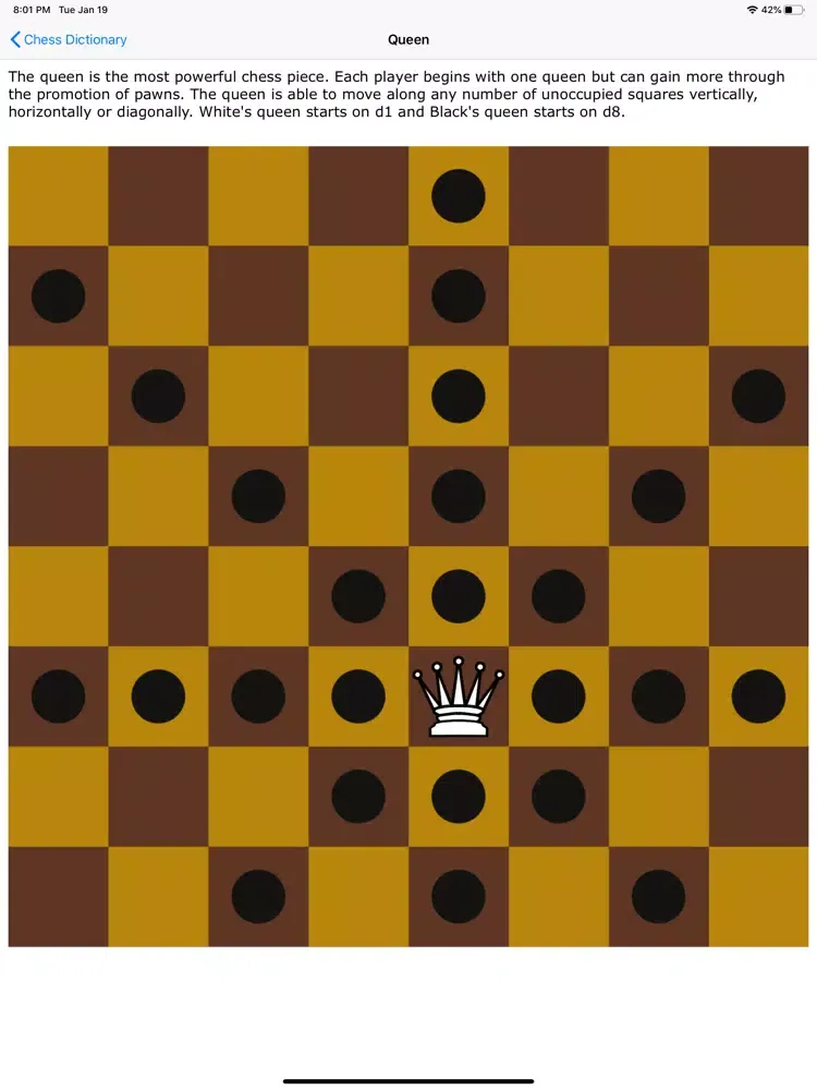 Chess Dictionary iPad  Screenshots
