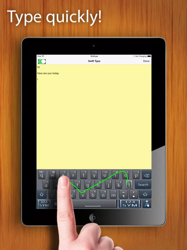 Swipe Typing iPad 應用截圖