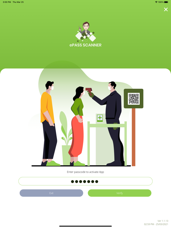 ePASS SCANNER iPad  스크린샷