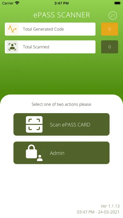 Screenshot di ePASS SCANNER