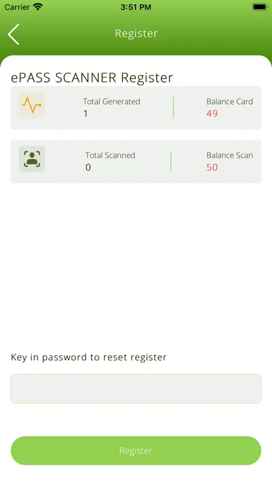 Screenshot di ePASS SCANNER