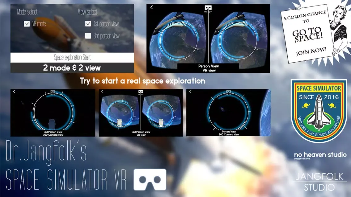 Captures d'écran de Dr.Jangfolk's Space simulator