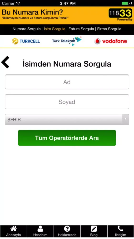 Captures d'écran de Bu Numara Kimin