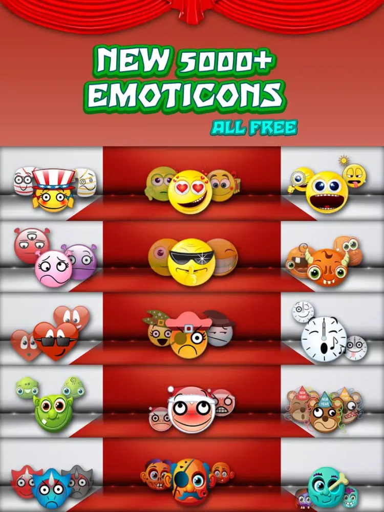 Captures d'écran de Lovemoji Keyboard - New Emoji Guess Games iPad 