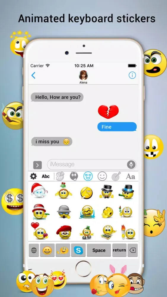 Captures d'écran de Lovemoji Keyboard - New Emoji Guess Games