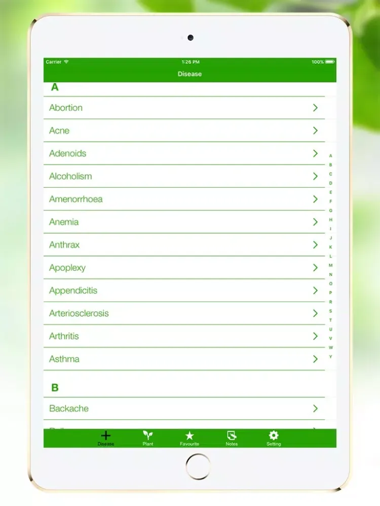 Ref Guide for Ayurvedic Herb Instant Home Remedies iPad 应用截图