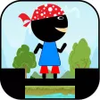 Pocket Bridge Dude Ninja - Hold Stick to Reach Tower