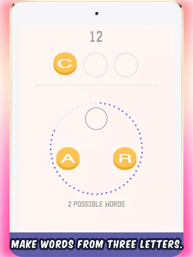 Three + Four + Five Letters iPad  スクリーンショット