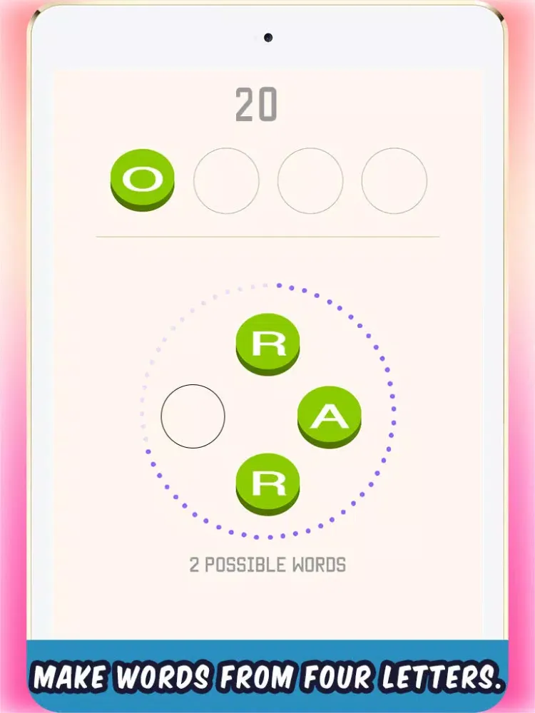 Three + Four + Five Letters iPad  スクリーンショット