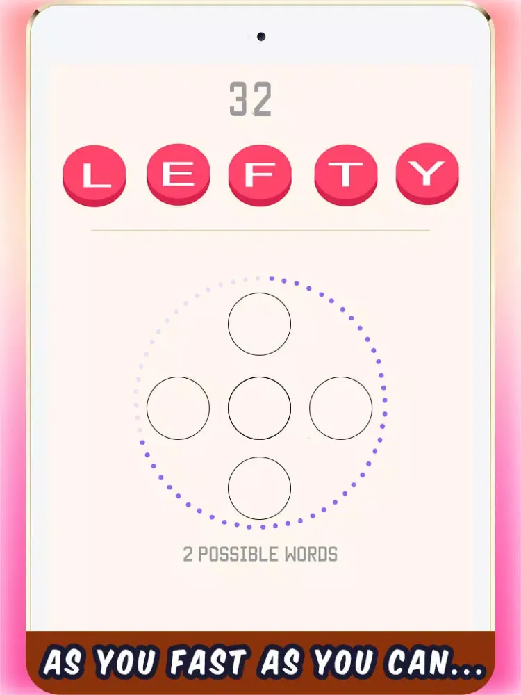 Three + Four + Five Letters iPad  スクリーンショット