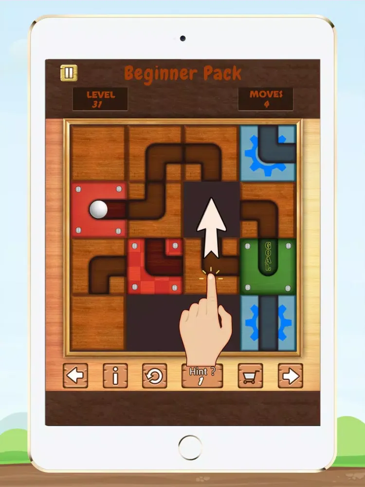 ภาพหน้าจอของ Unblock The Ball - Unroll it iPad 