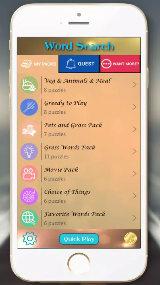Word Search - Find Hidden Words Puzzle, Crossword Puzzle Free Game Screenshots