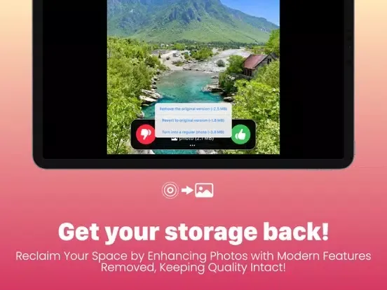 Ảnh chụp màn hình của Photosweep - gallery cleaner iPad 