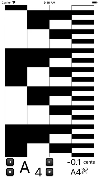 Ảnh chụp màn hình của Groovy Pianotuner