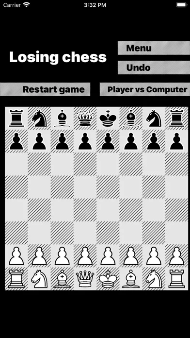 Tangkapan layar Losing chess