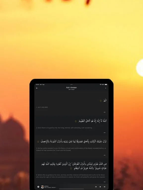Tangkapan layar Prayer Times - Jannah iPad 