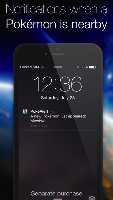 PokéAlert - Push Notifications for Pokémon GO Free! Screenshots