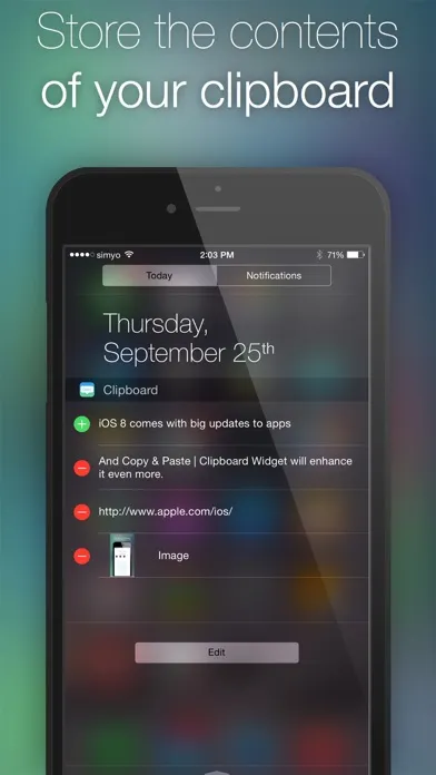 Capturas de tela do Clipboard Plus | Copy Widget