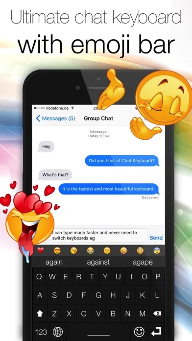 Chat Keyboard - Text and message faster!应用截图