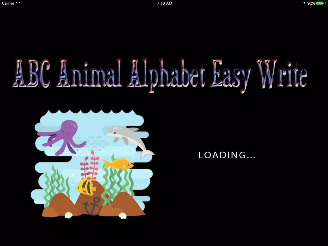 ABC Animal Alphabet Easy Writing First Learning iPad  Screenshots